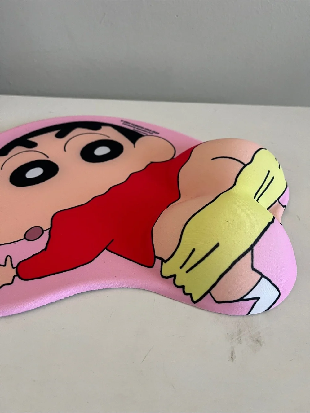 Chan Shinnosuke Nohara cushion Pink Memory Foam Mouse Pad with Wrist Support